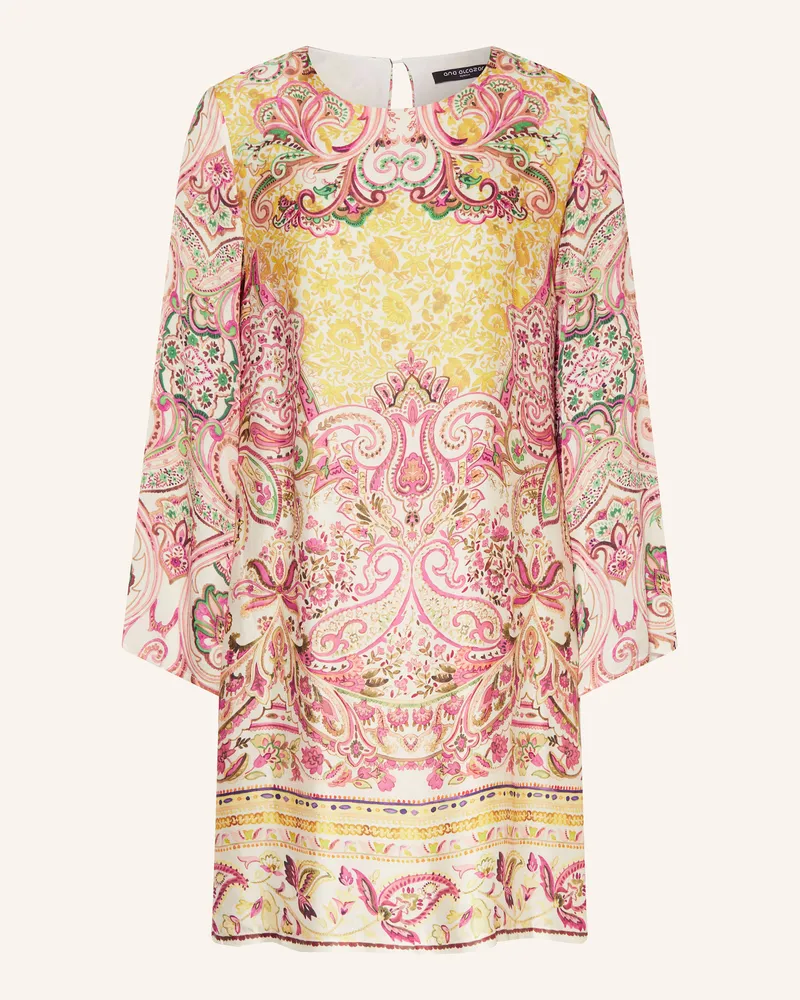 ana alcazar Satinkleid Ecru