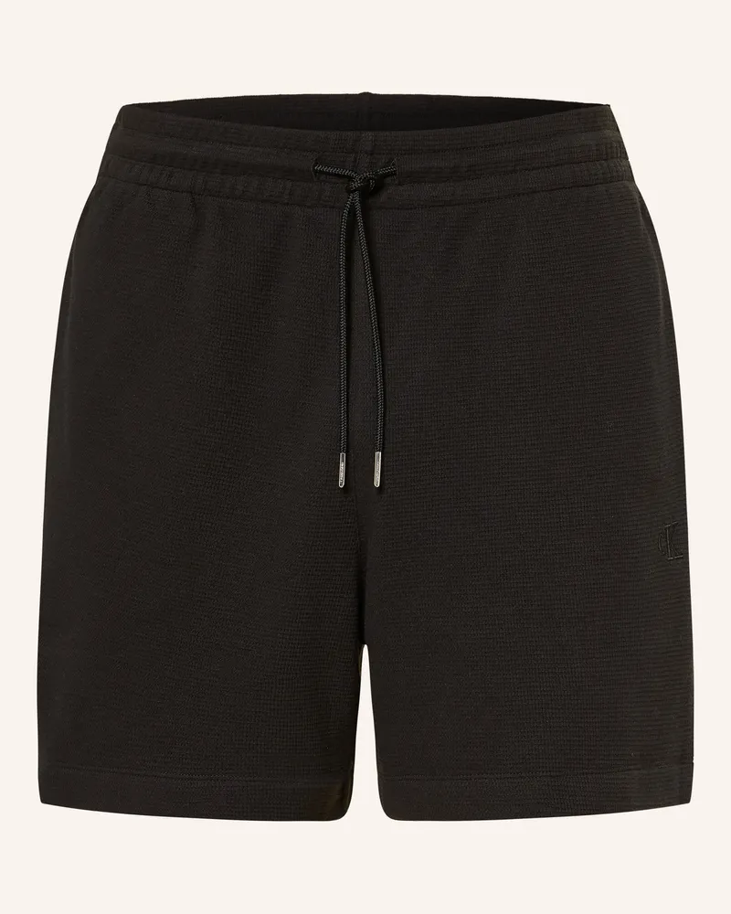 Calvin Klein Sweatshorts schwarz Schwarz