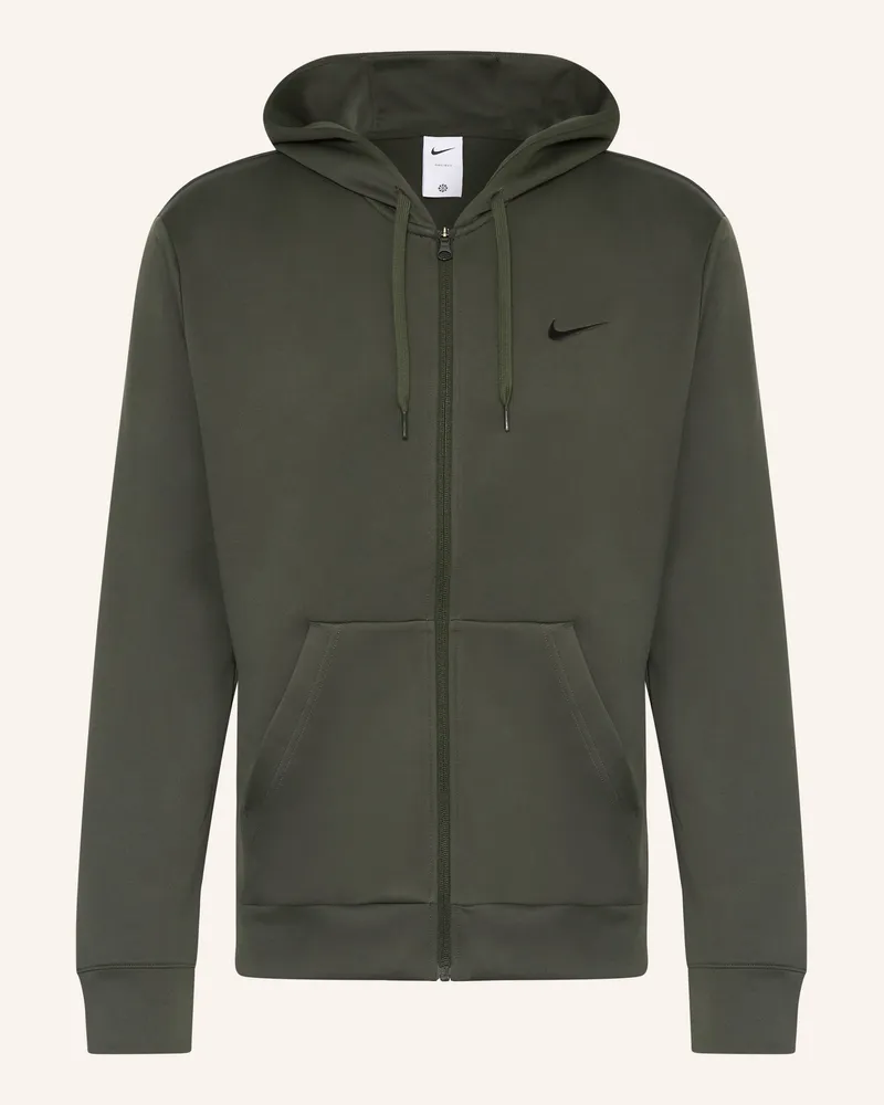 Nike Trainingsjacke Dri-Fit Uv Flex Fleece gruen Dunkelgrün