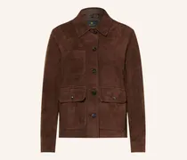 Lederjacke braun
