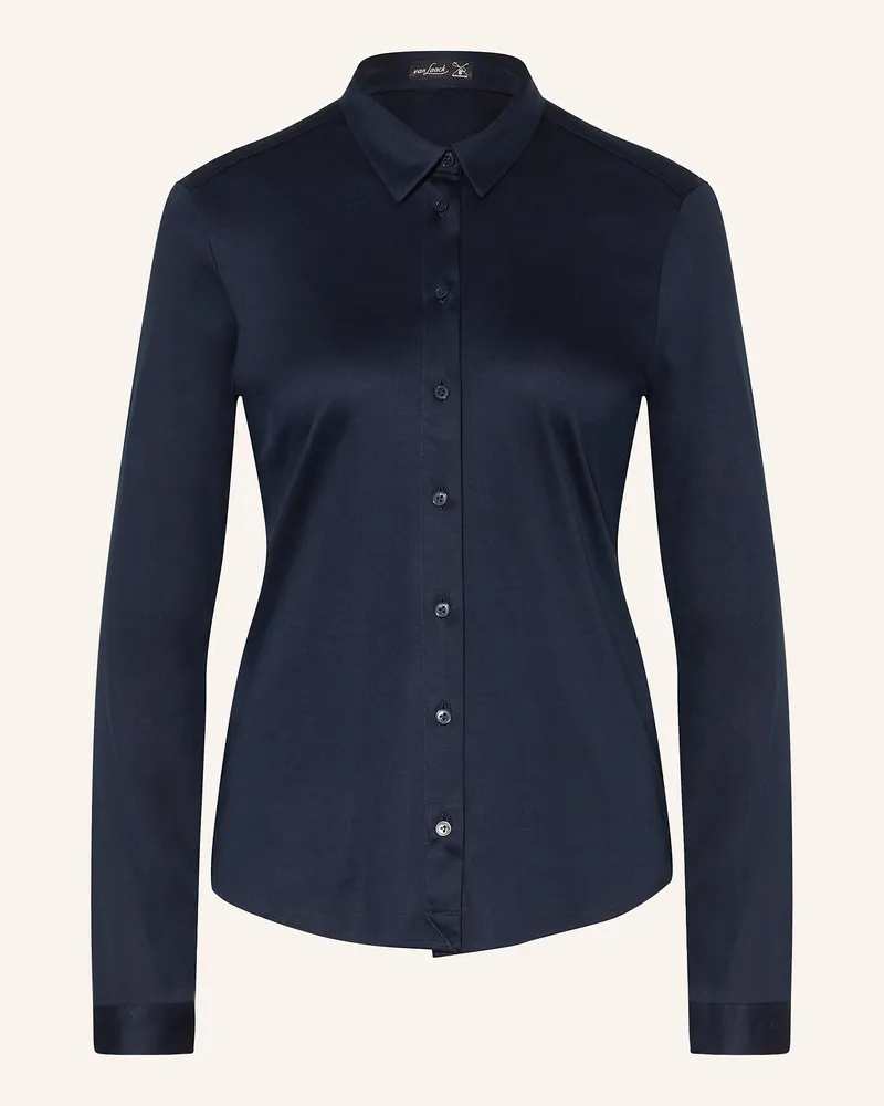 van Laack Hemdbluse Vl-Malis-Sv Aus Jersey blau 790