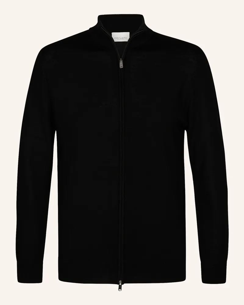 Profuomo Strickjacke Schwarz