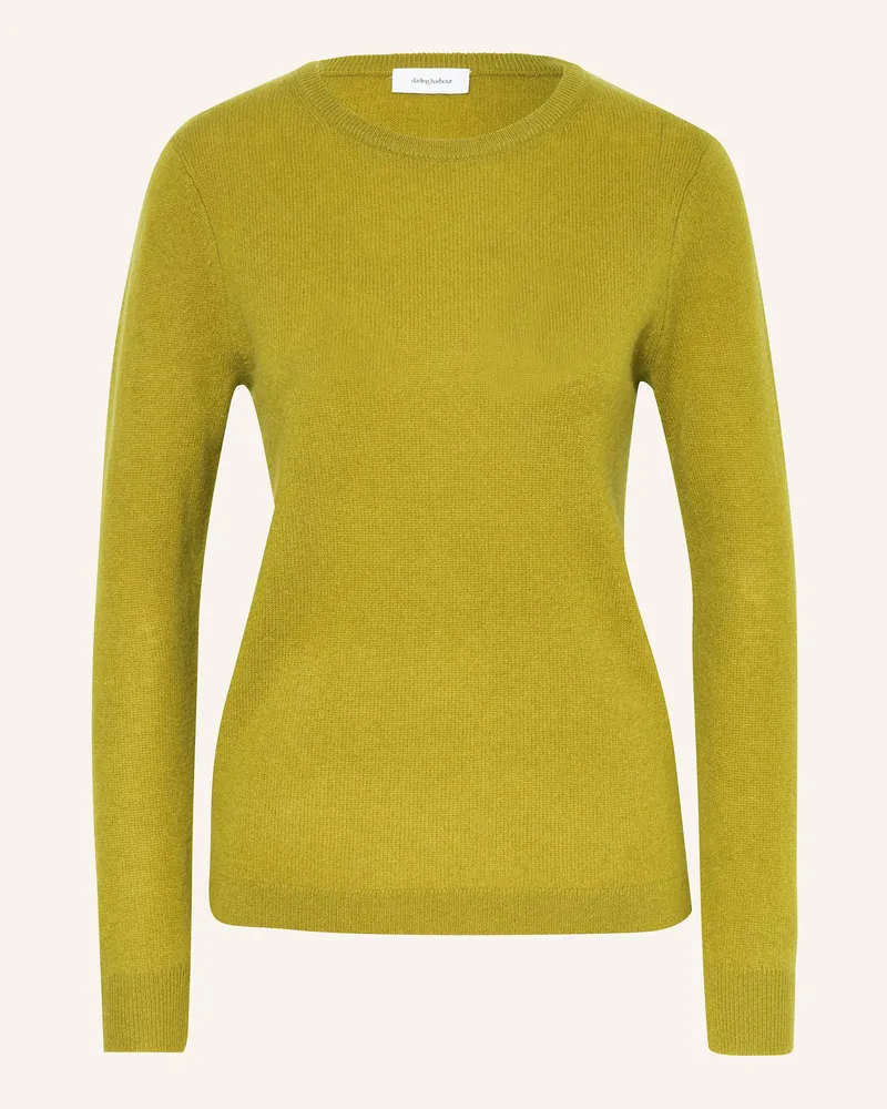 Darling Harbour Cashmere-Pullover Goldgrün