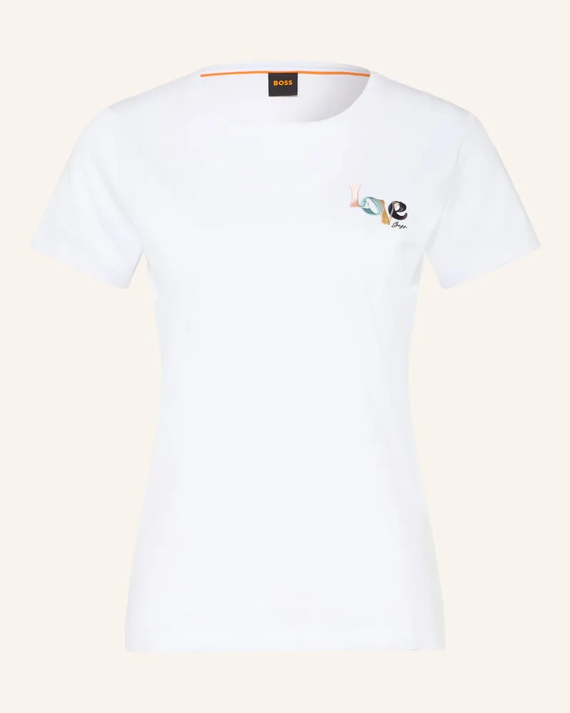 HUGO BOSS T-Shirt Elove weiss Weiss