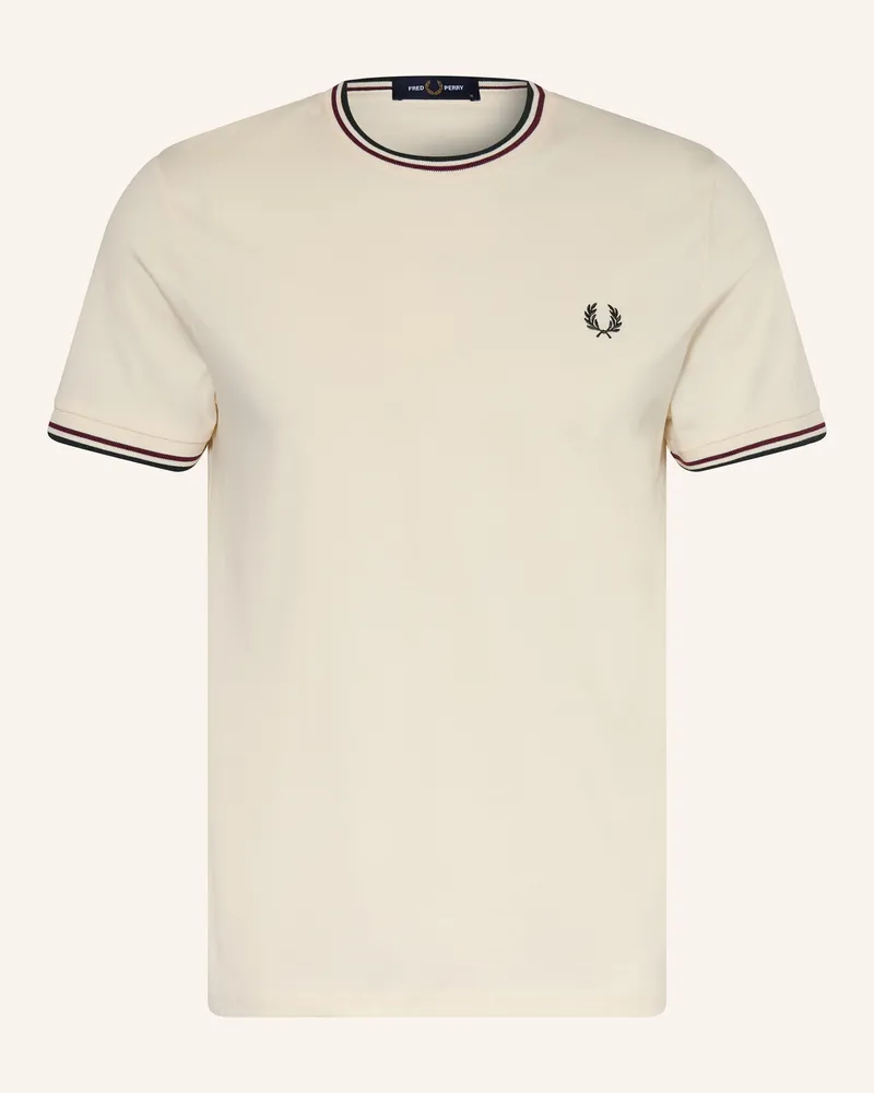 Fred Perry T-Shirt weiss Creme