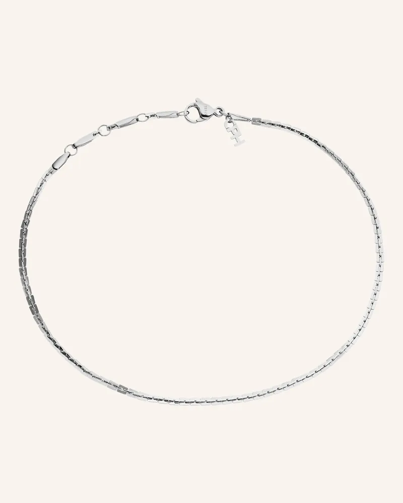 Copenhagen Fußkette  Aus  Edelstahl silber Silber