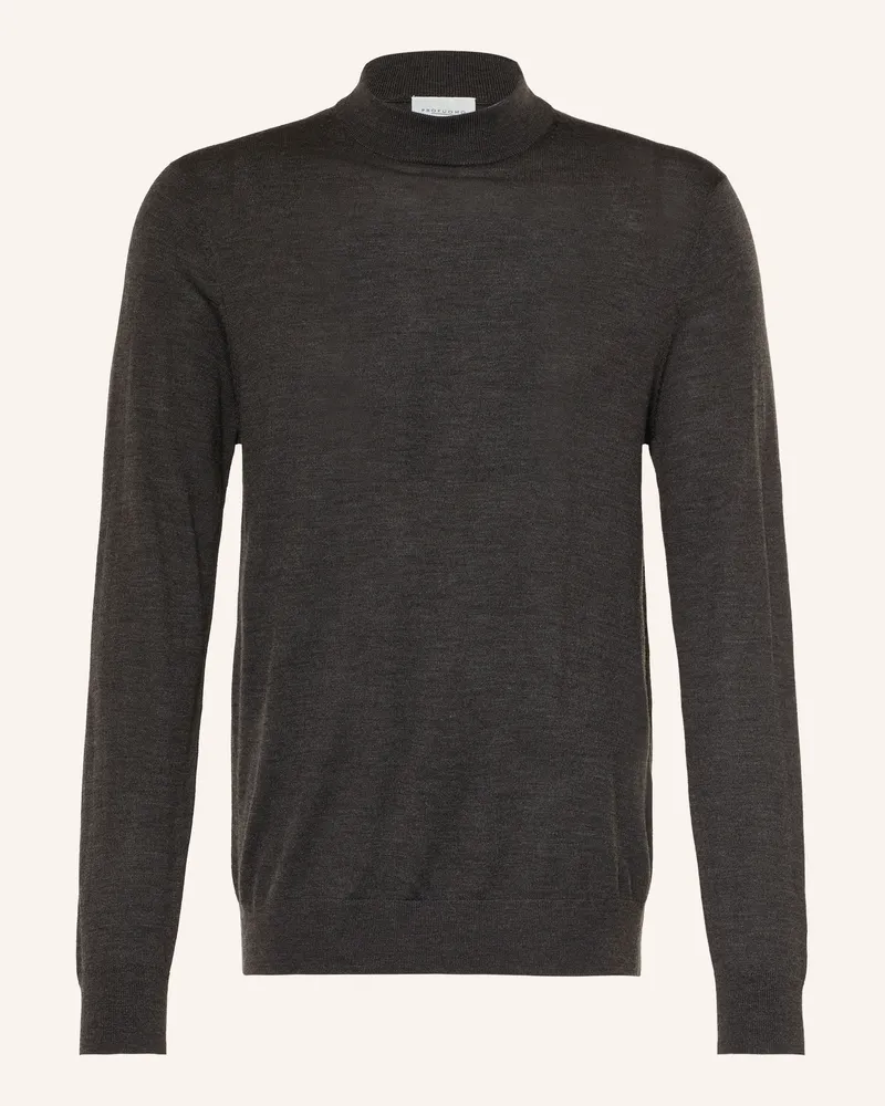 Profuomo Pullover braun Dunkelbraun