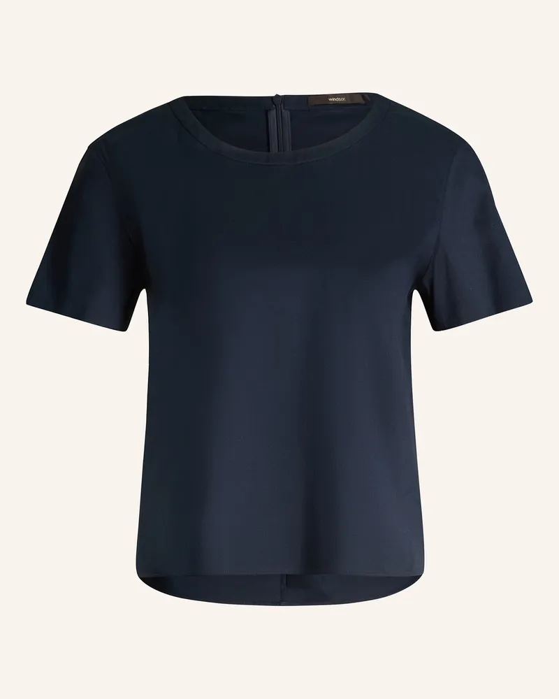 windsor. Blusenshirt blau Dunkelblau
