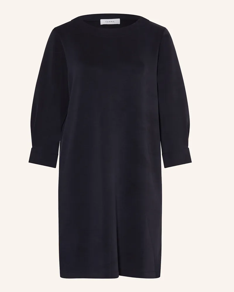 COMMA Kleid mit 3/4-Arm Dunkelblau