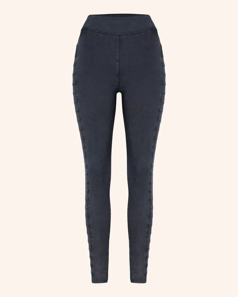 ITEM m6 Leggings BIKER mit Shapingeffekt Schwarz