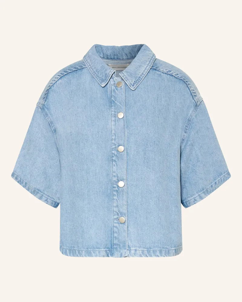 MOSS COPENHAGEN Jeansbluse Mschsaphina blau Hellblau