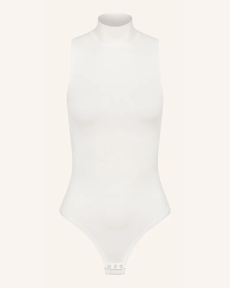 Ehrlich Textil Light Touch Stehkragen Body Aus Weichem Lyocell weiss Beige