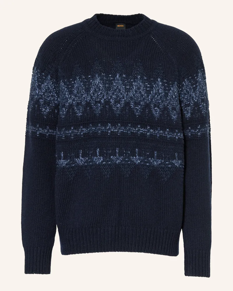 HUGO BOSS Pullover KAROMBO Dunkelblau