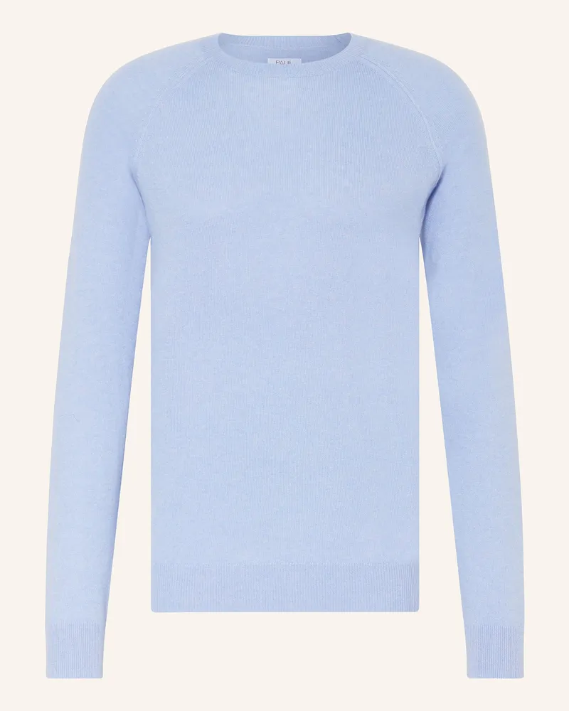 paul Cashmere-Pullover Hellblau