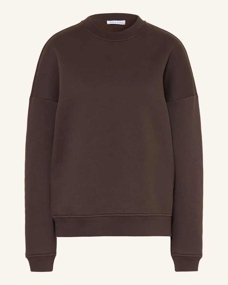 Mrs & HUGS Sweatshirt braun Dunkelbraun