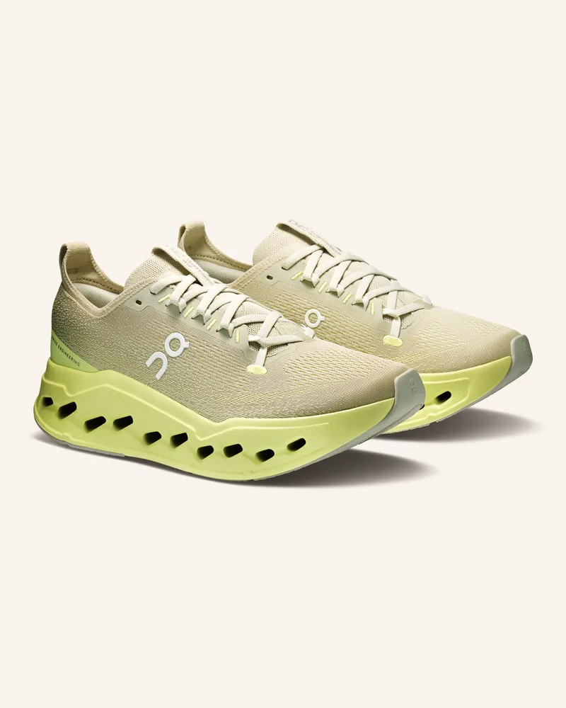 ON Laufschuhe Cloudsurfer Max gelb Beige