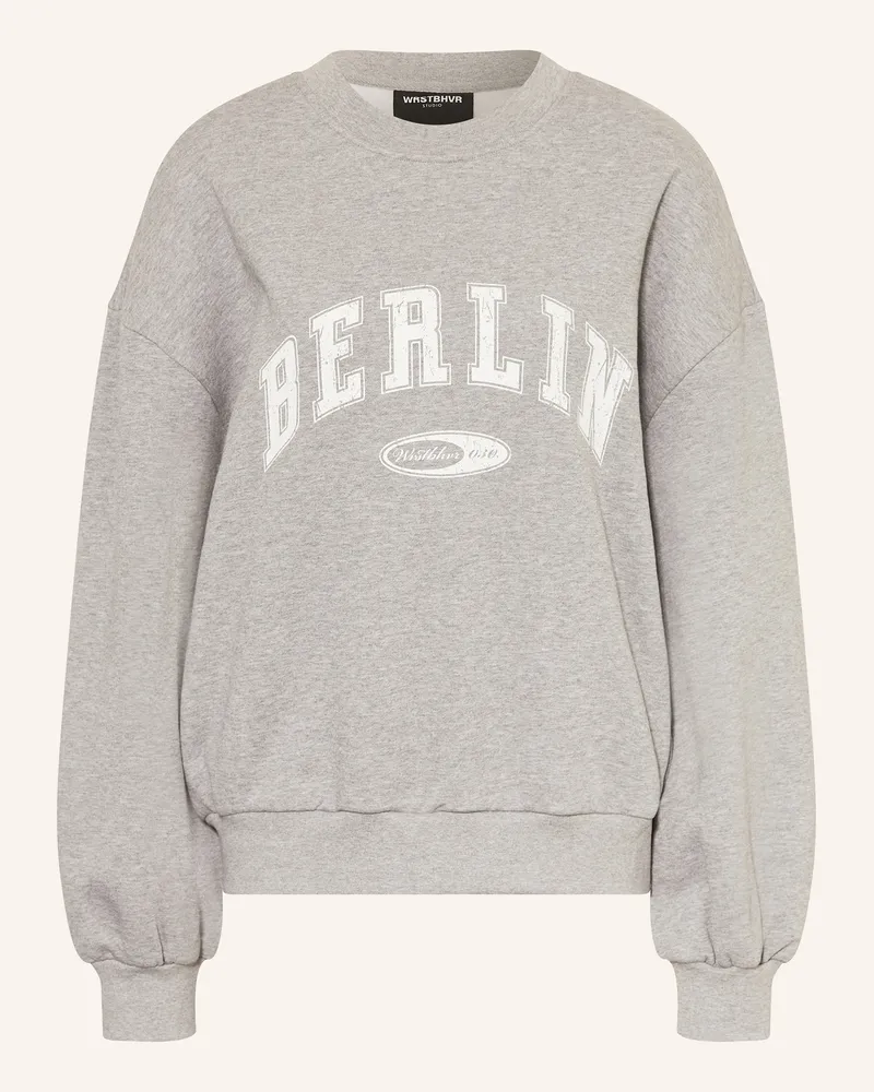 WRSTBHVR Oversized-Sweatshirt LOANA Grau