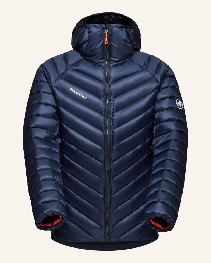 Mammut Daunenjacke Broad Peak In Mit Kapuze blau Blau