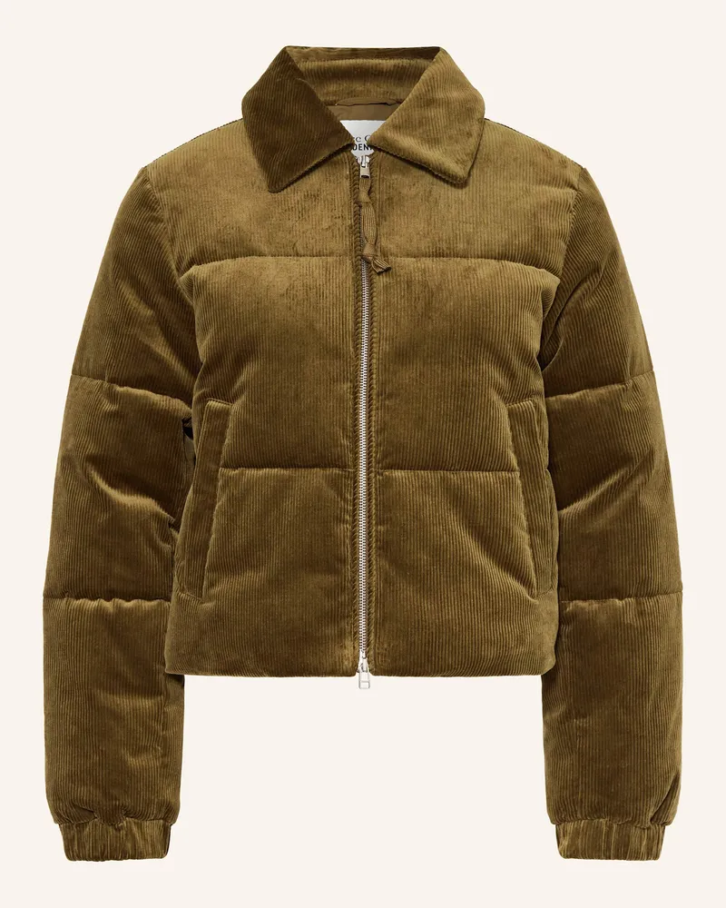 Marc O'Polo Steppjacke aus Cord Khaki