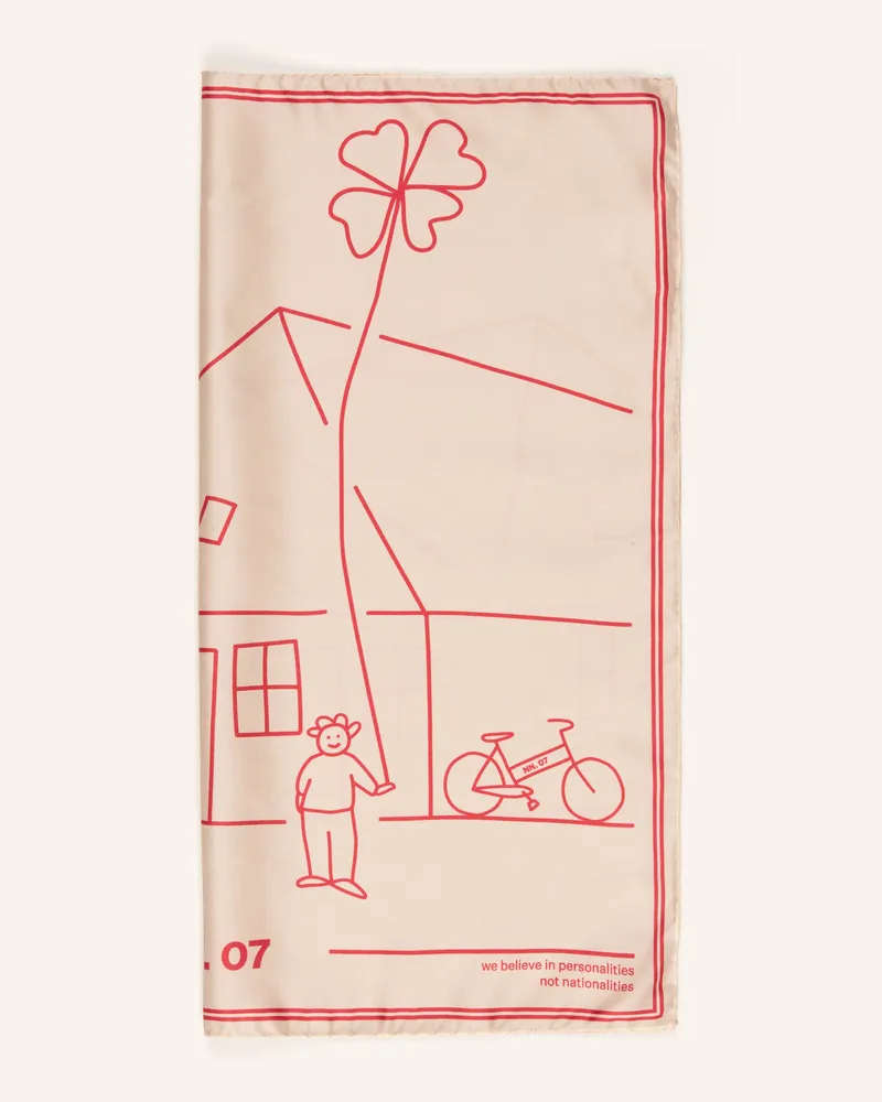 NN 07 Seidentuch beige Ecru