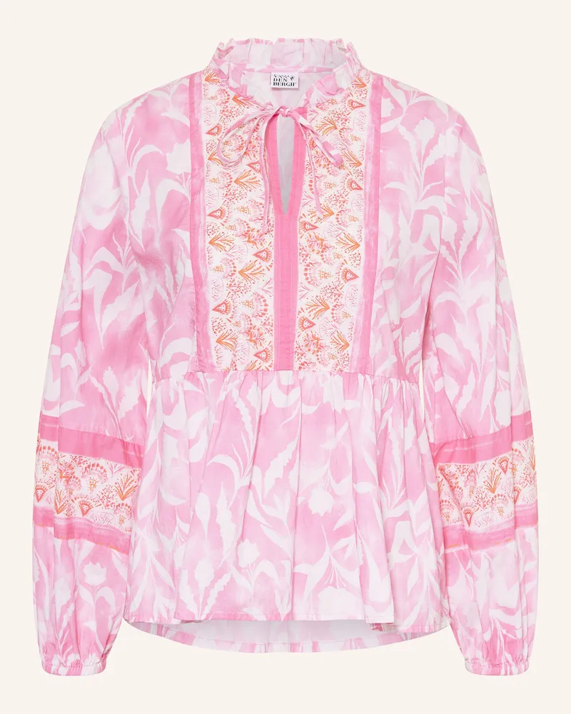 Emily van den Bergh Blusenshirt mit Rüschen Rosa