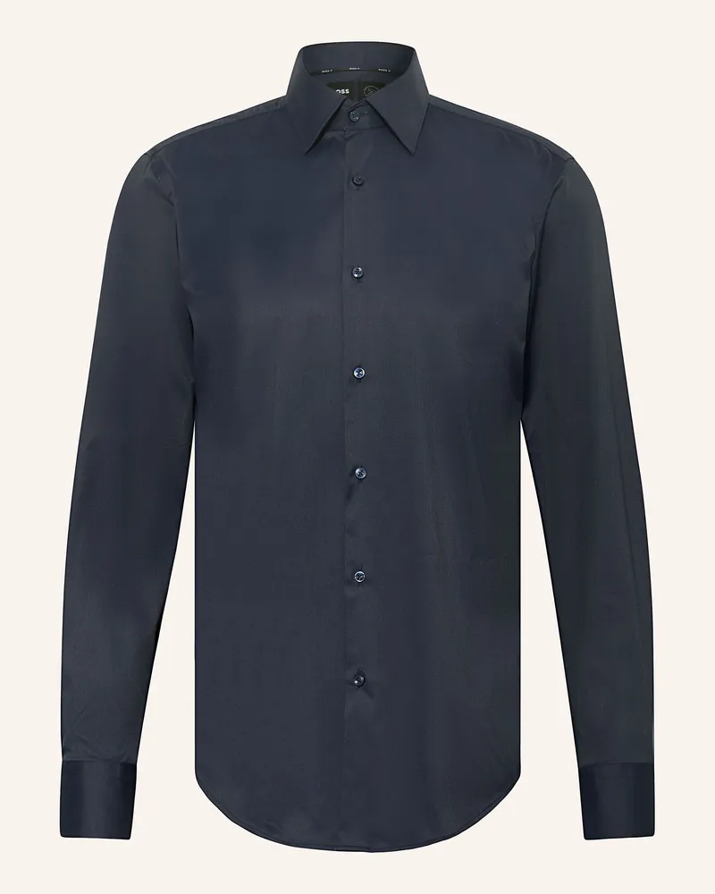 HUGO BOSS Hemd HANK Slim Fit Dunkelblau