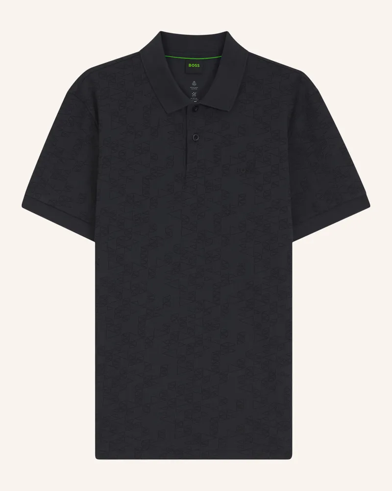 HUGO BOSS Poloshirt Pl_Goc Swing Ao Regular Fit blau Dunkelblau