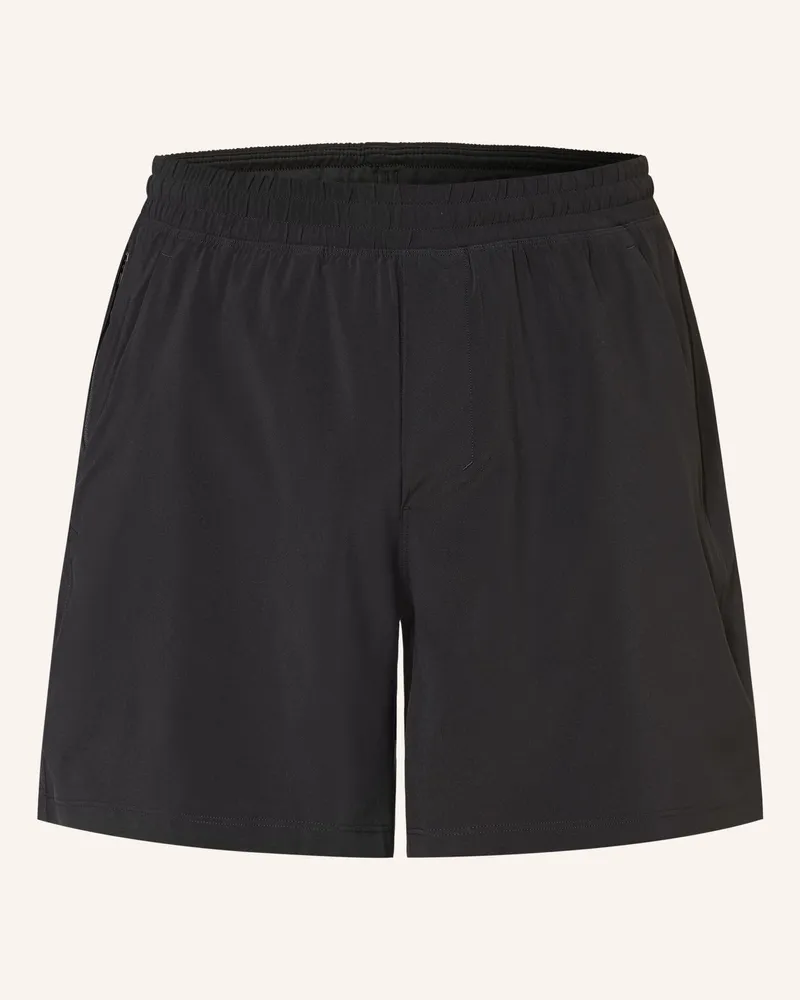 LULULEMON 2-In-1-Trainingsshorts Pacebreaker schwarz Schwarz
