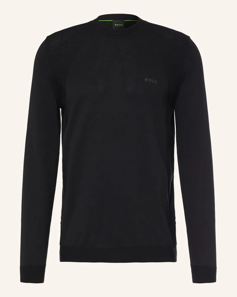 HUGO BOSS Pullover Momentum-Lite schwarz Schwarz