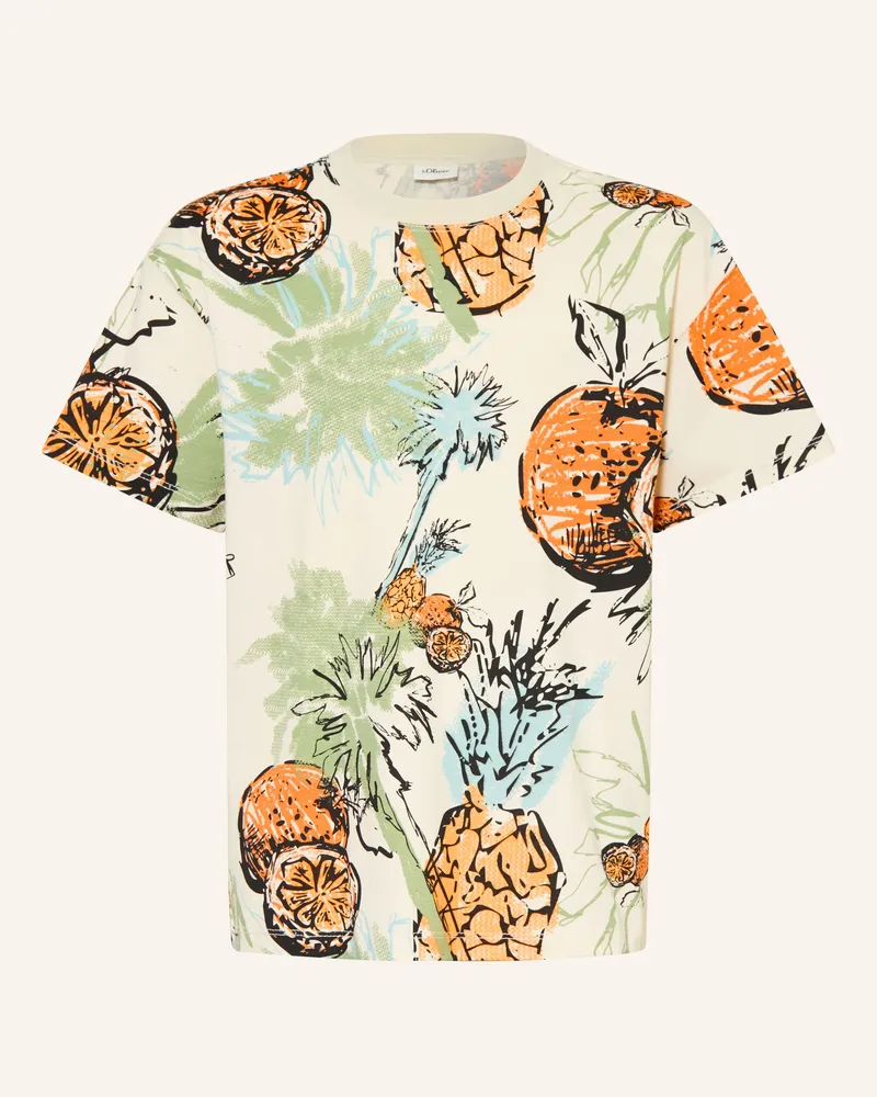 S.Oliver T-Shirt Ecru