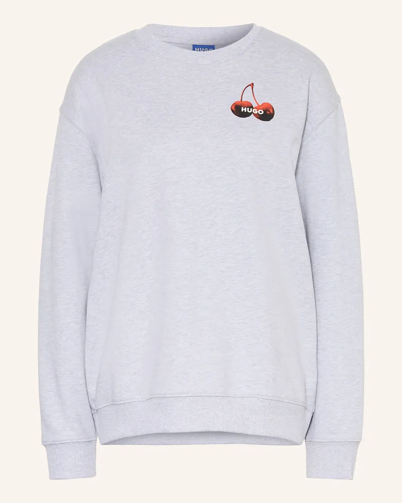 HUGO BOSS Sweatshirt Classic grau Hellgrau