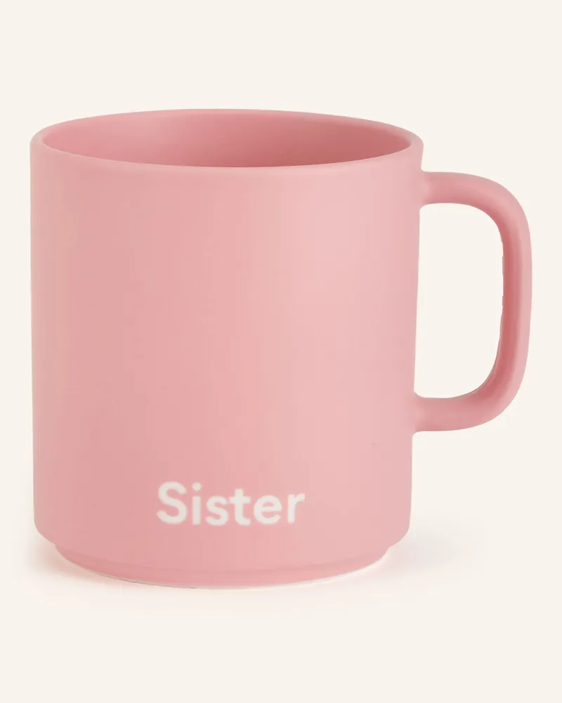 DESIGN LETTERS Becher Sister pink Pink