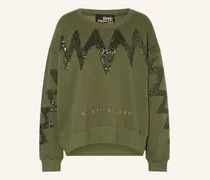 Sweatshirt mit Pailletten