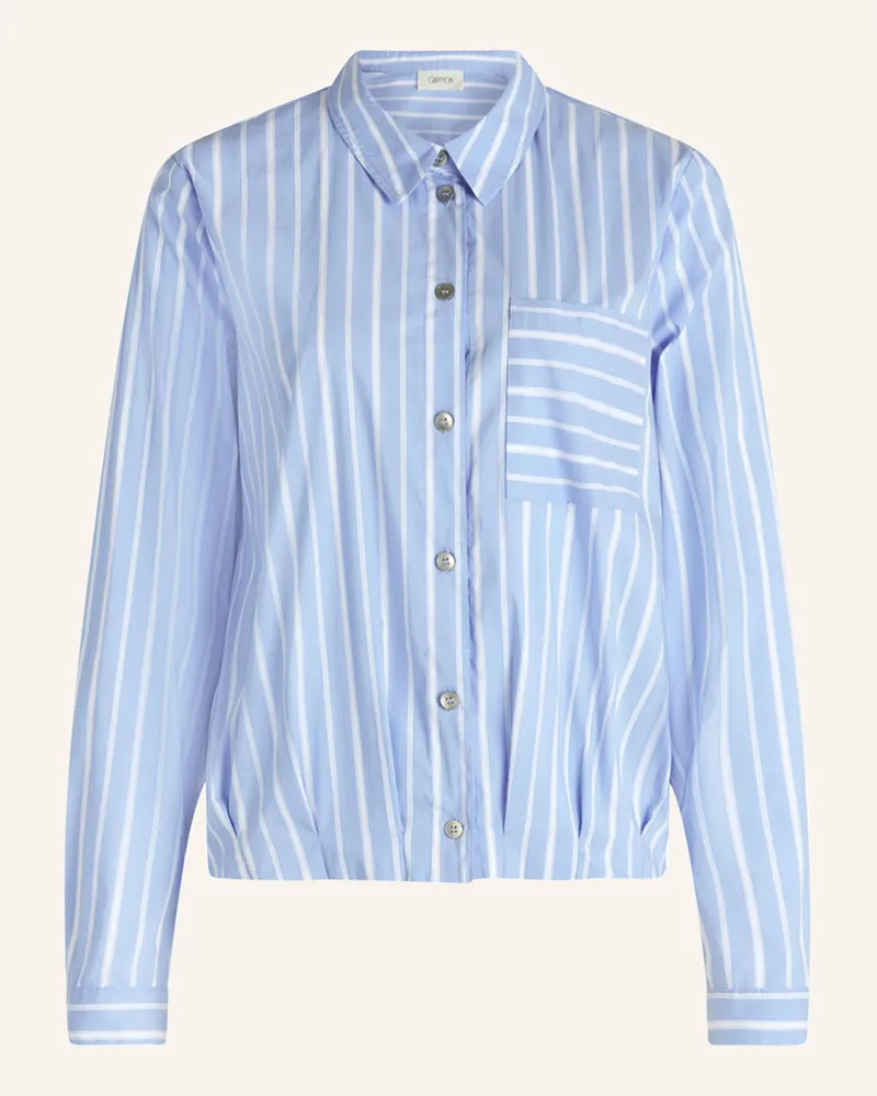 Cartoon Hemdbluse Hellblau