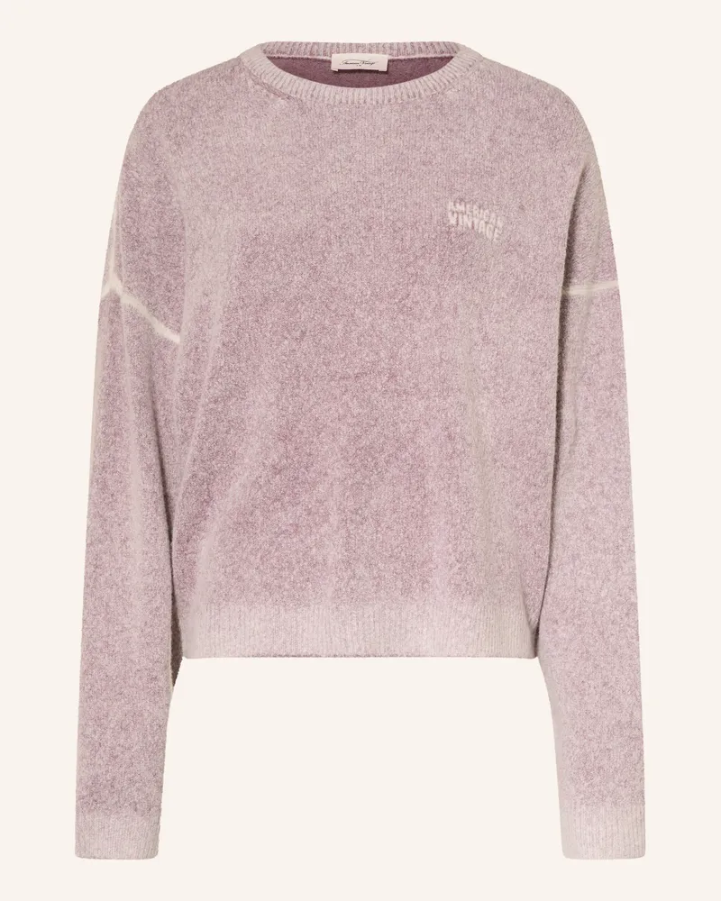 American Vintage Pullover Damsville lila Altrosa
