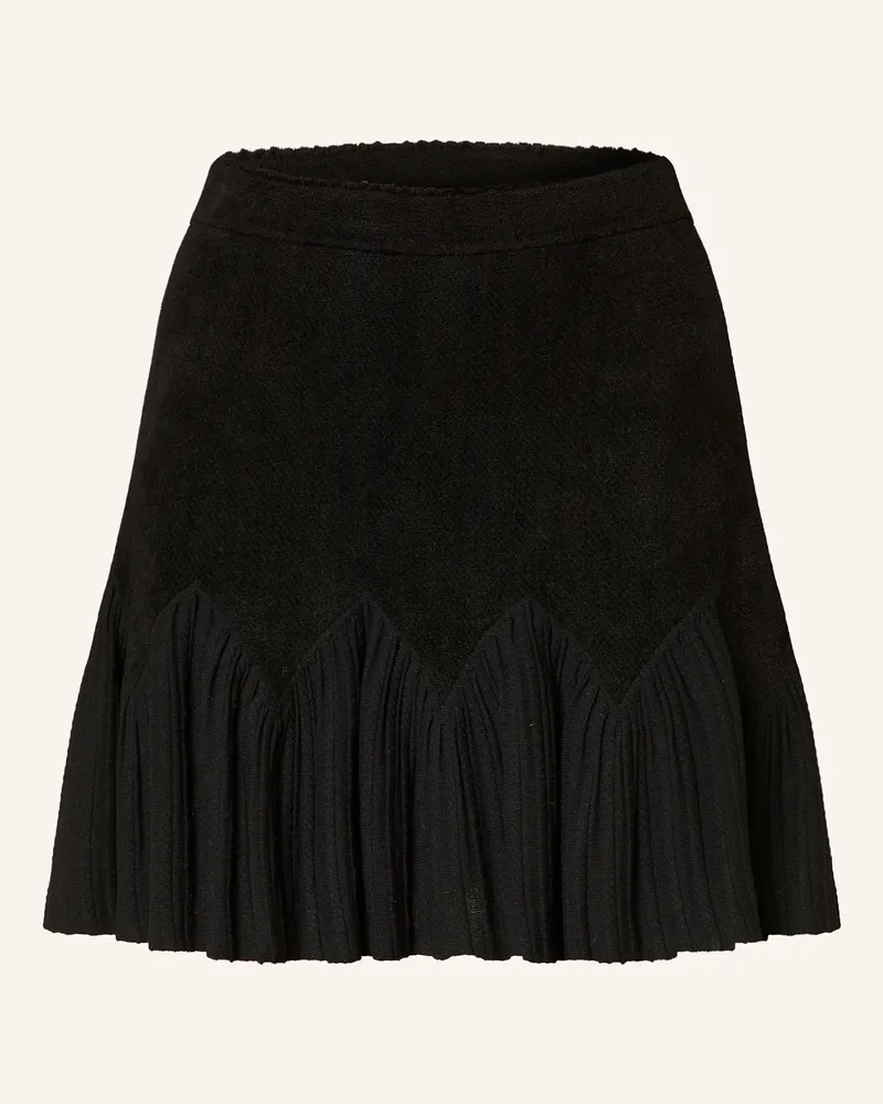 Sandro Frottee-Rock Schwarz