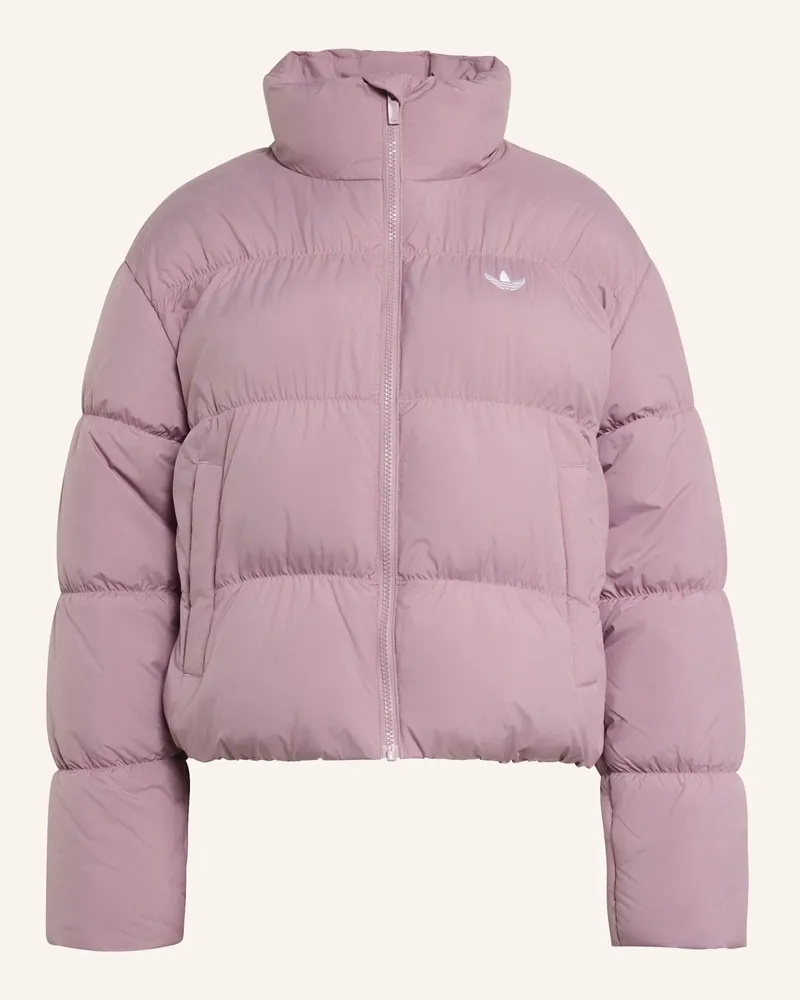 adidas Jacke, Gefüttert, Kurzer Schnitt lila Lila