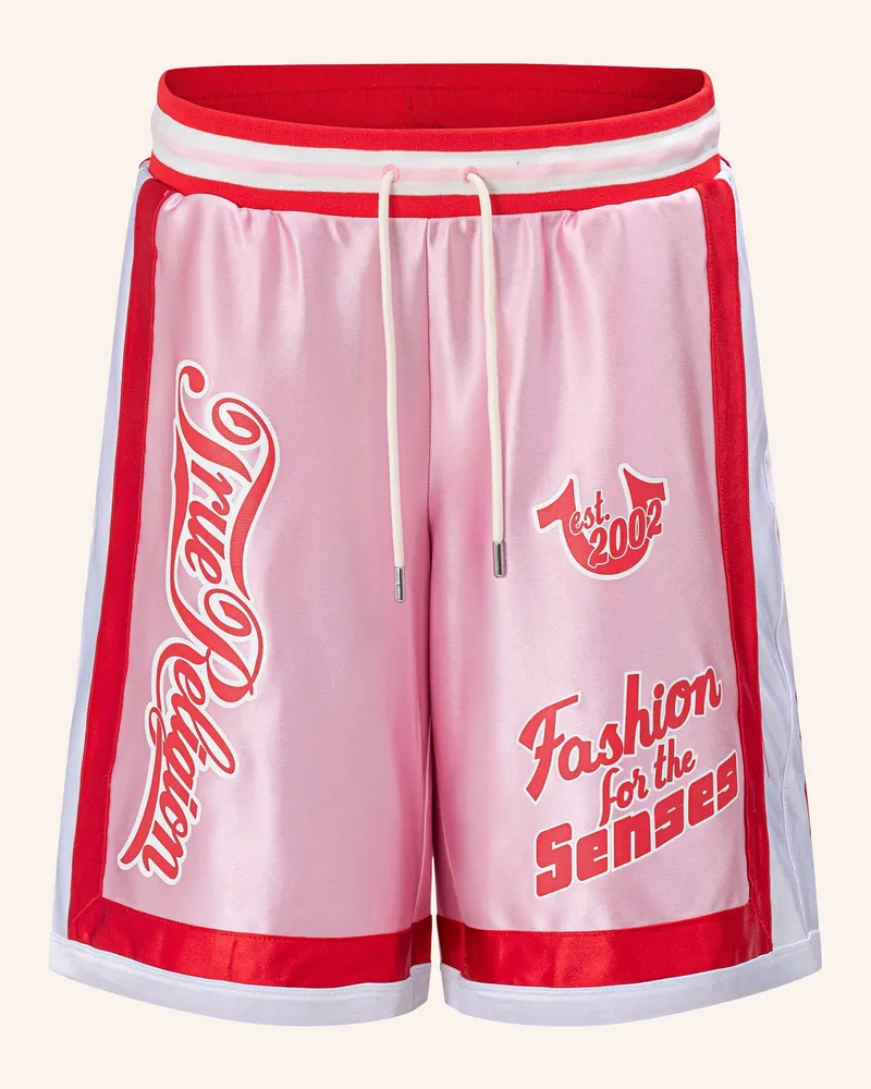True Religion Baseball Shorts rosa Rosa