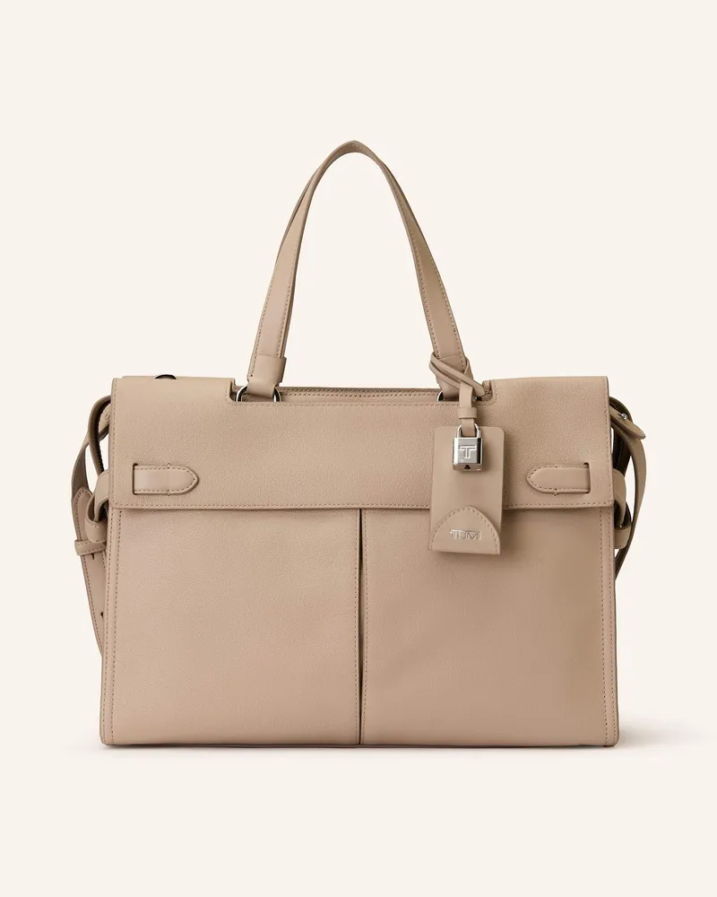 Tumi Handtasche Agent Medium beige Beige