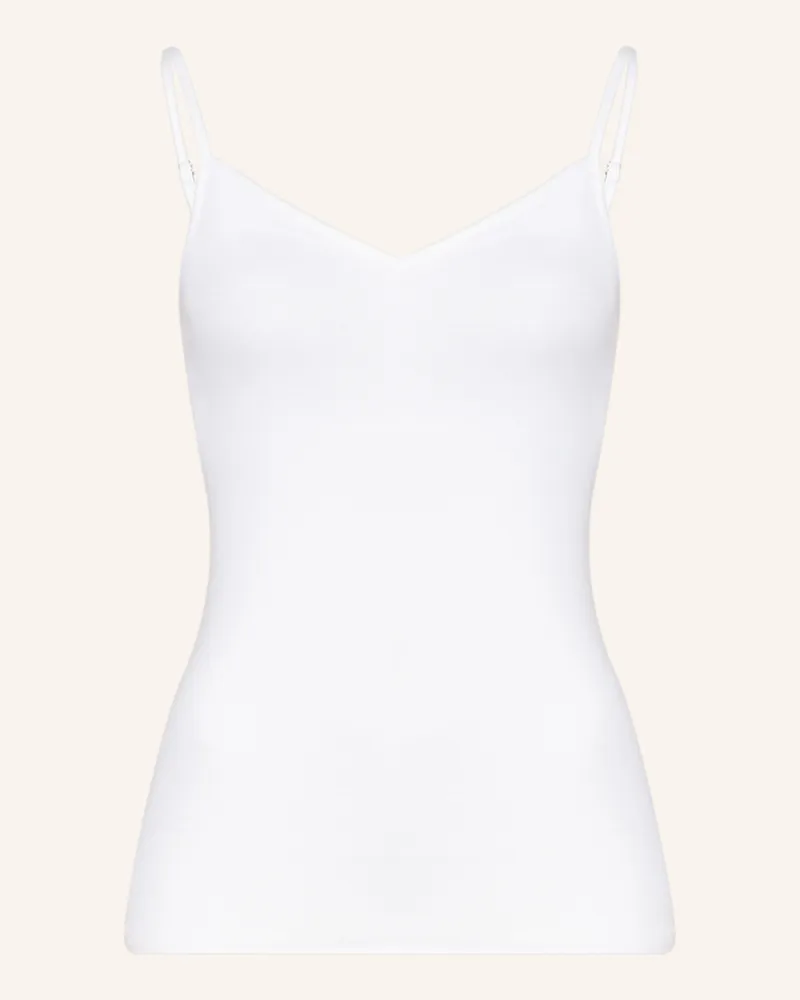 Hanro BH-Hemd COTTON SEAMLESS Weiss