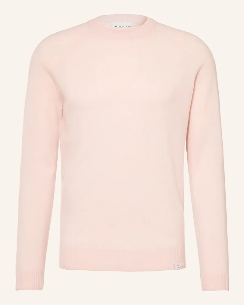 Nowadays Cashmere-Pullover rosa Hellrosa