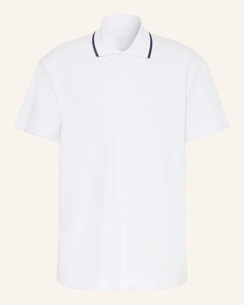 ON Piqué-Poloshirt Courtside weiss Weiss