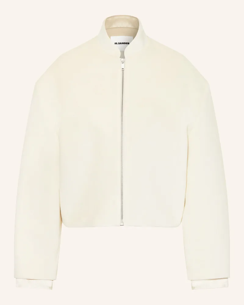 Jil Sander Jacke weiss Ecru