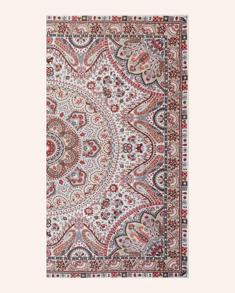 Roeckl Seidentuch CIRCLULAR PAISLEY Beige