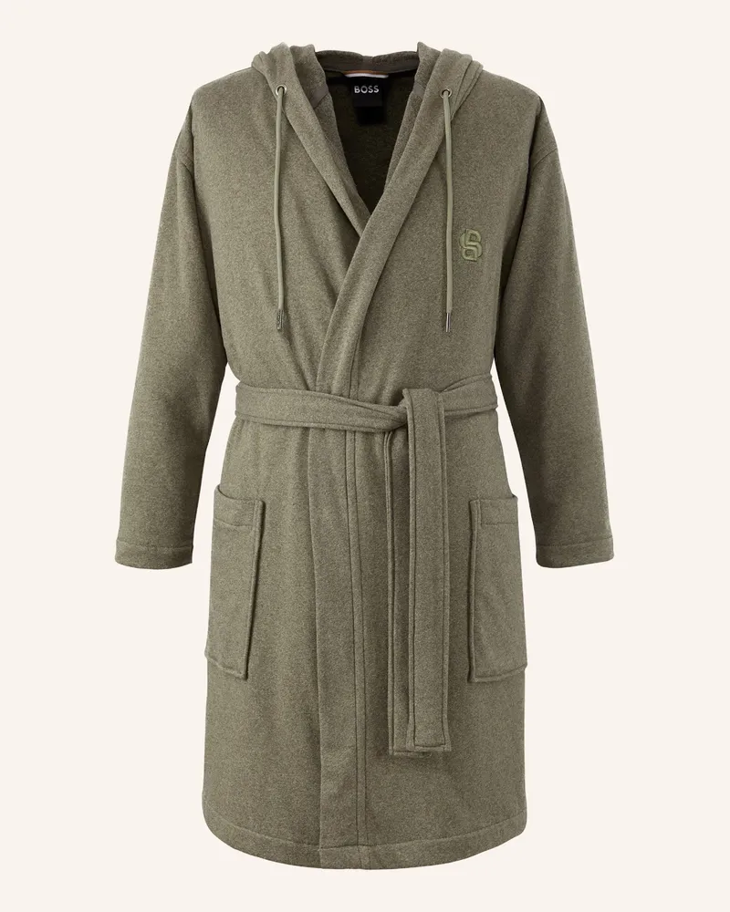 HUGO BOSS Bademantel Evening gruen Khaki