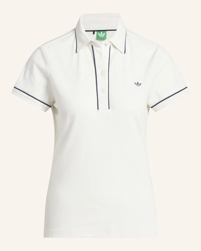 adidas ORIGINALS TWISTKNIT TREFOIL POLOSHIRT Weiss