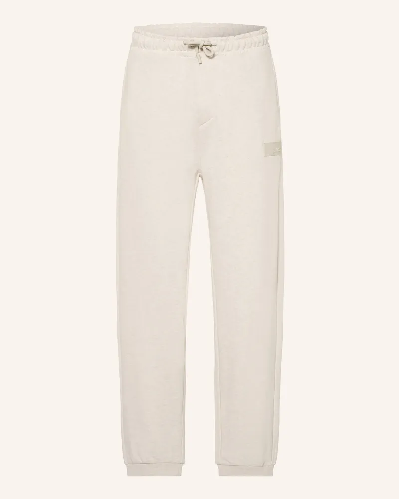 HUGO BOSS Sweatpants Long weiss Creme