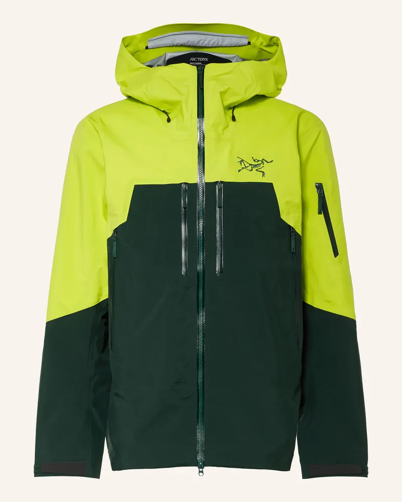 Arc'teryx Arc'teryx Hardshell-Skijacke Rush gruen Gelb