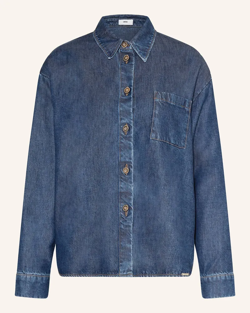 cinque Jeansbluse Citari blau Dunkelblau