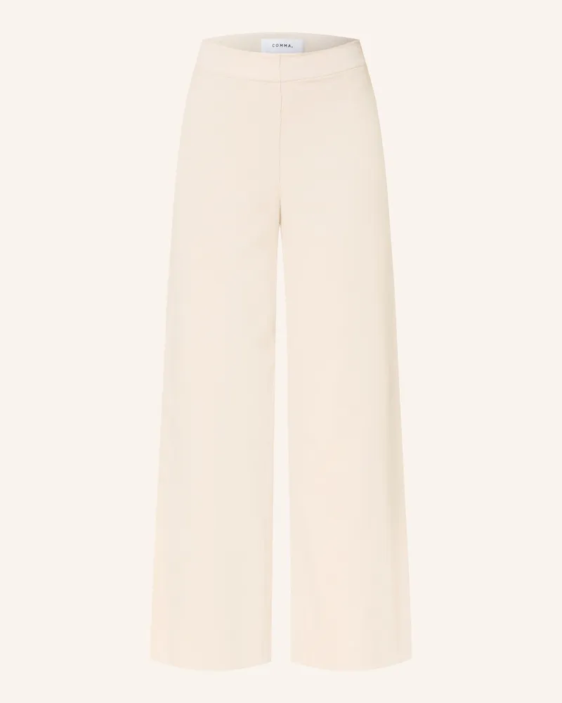 COMMA 7/8-Hose aus Cord Hellbraun